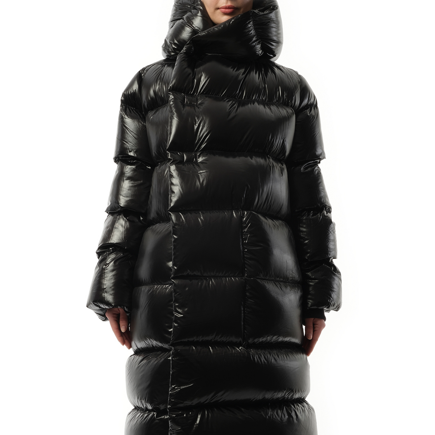 LS Hooded Liner Coat in Black