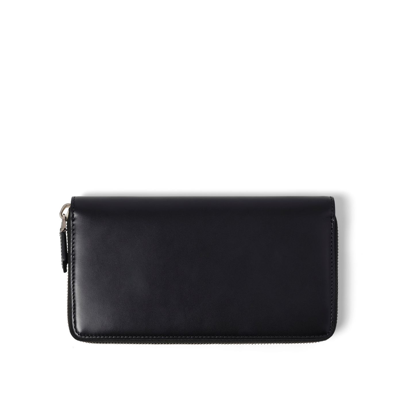 Big Logo Zipped Wallet in Black