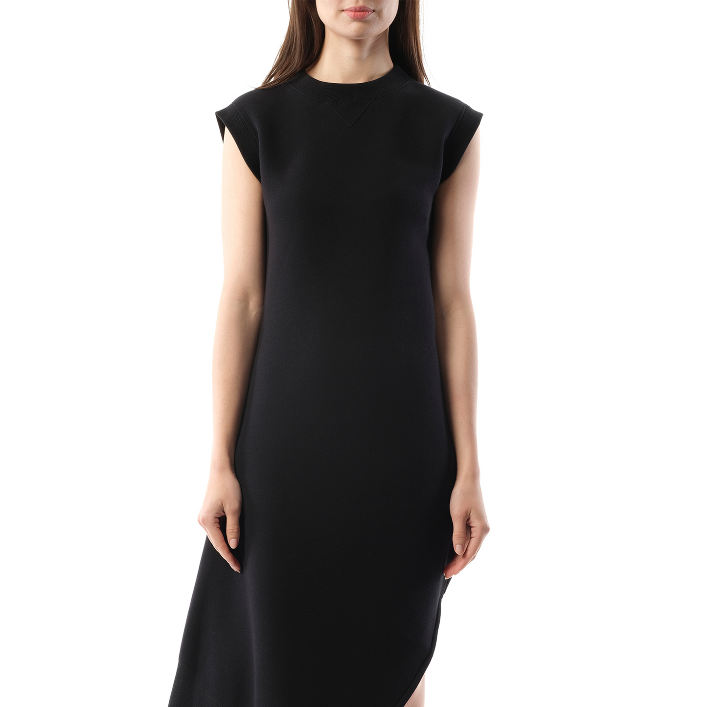 Sponge Sweat Dress in Black