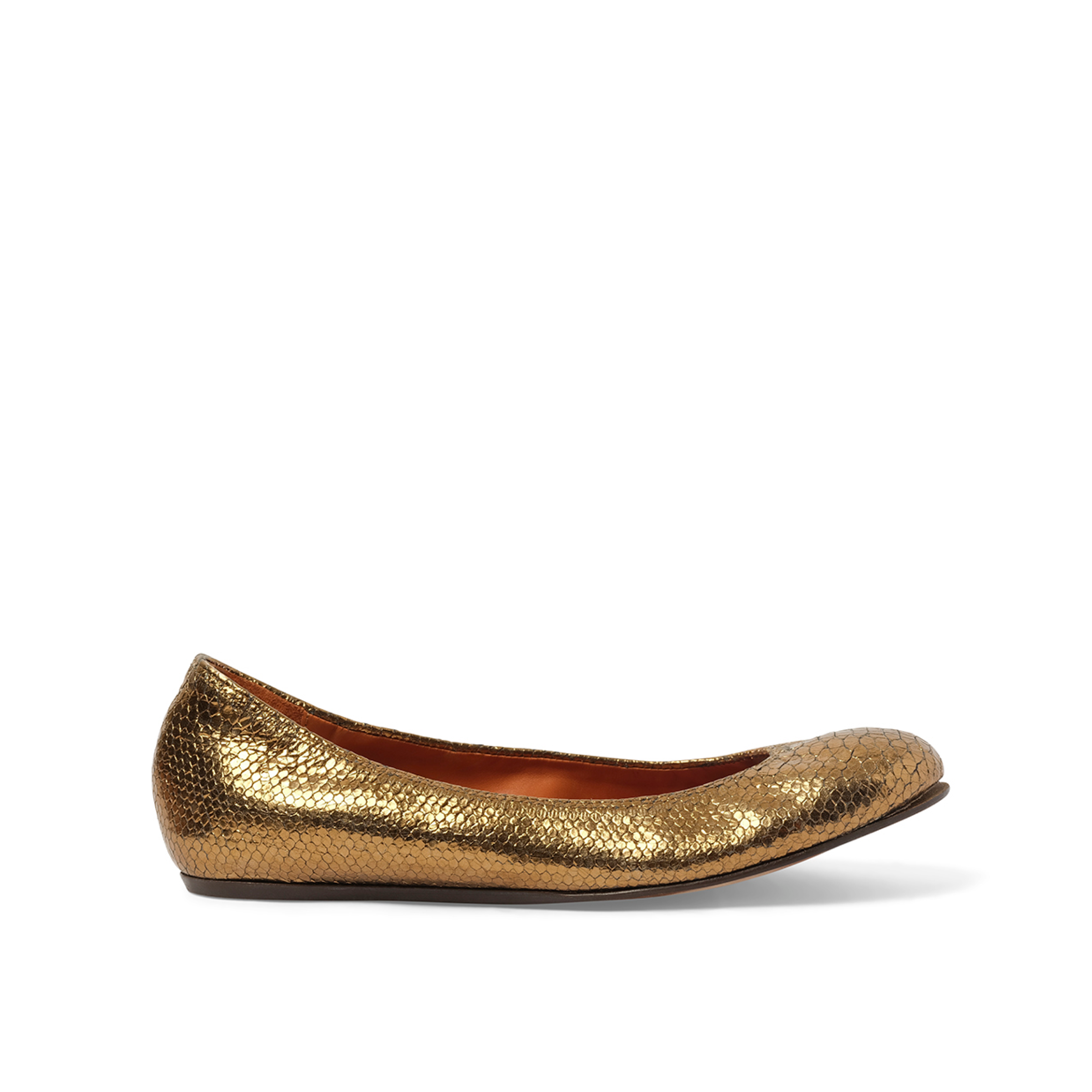 Ballet Flat in Bronze