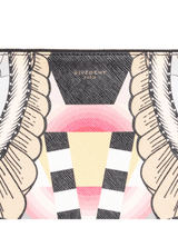 Iconic Print Large Pouch in Multicolor