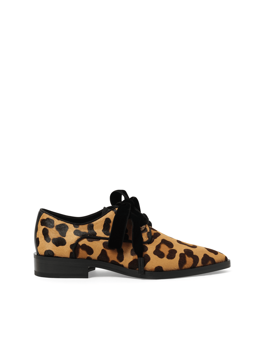 Eyelet Derby in Natural Side View | LANVIN