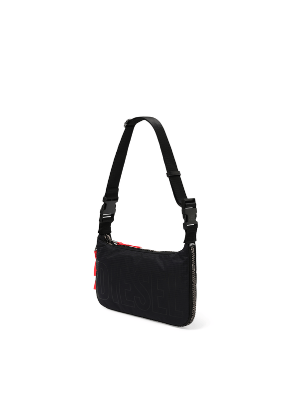 Diesel Zip-D Shoulder Bag in Black