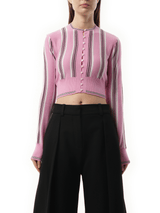 Le Cardigan Spiaggia in Pink/Multicolour