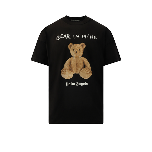 Bear in Mind Oversize T-Shirt in Black/Brown