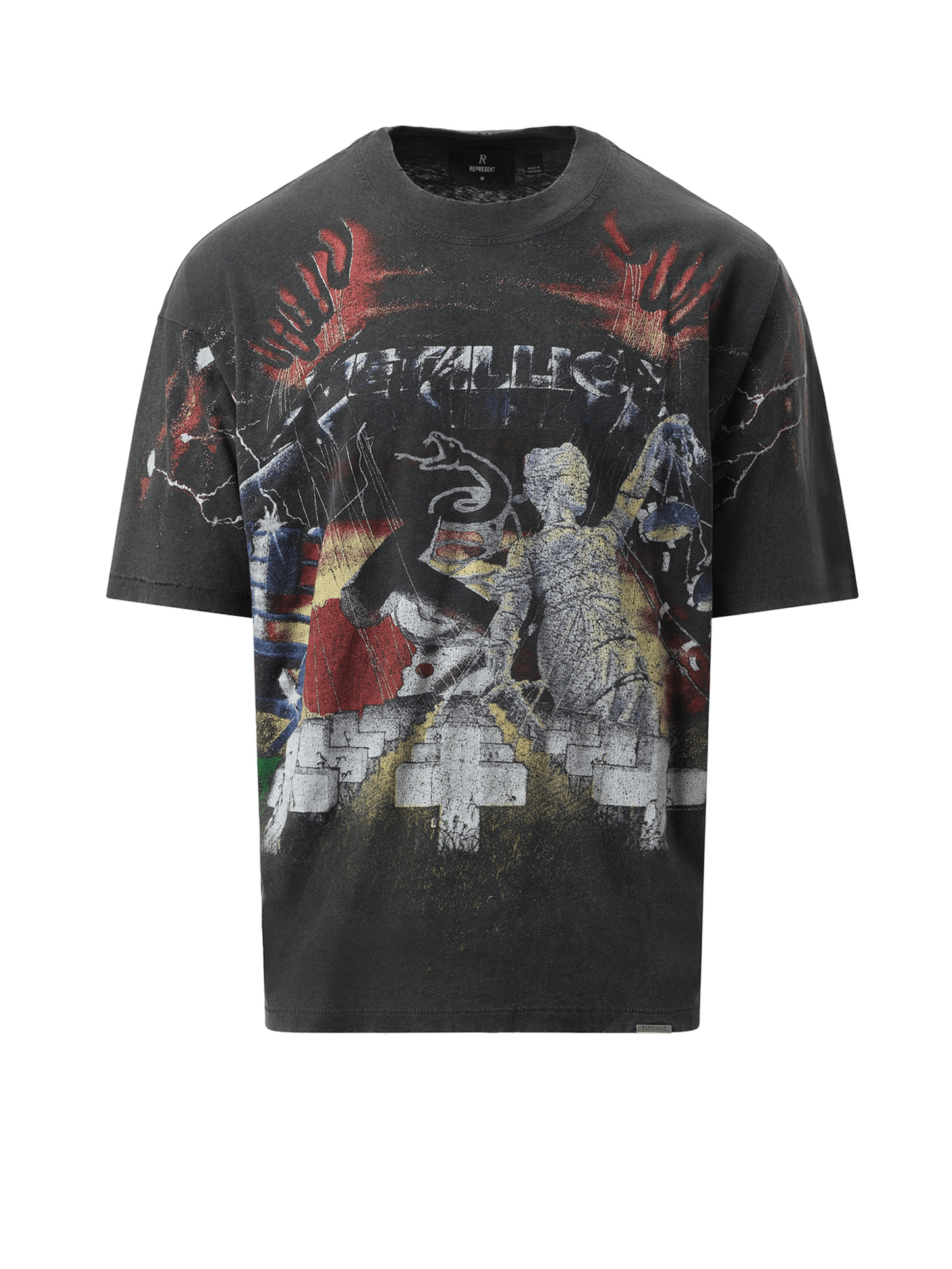 Represent Metallica Master of Puppets T-Shirt in Vintage Grey