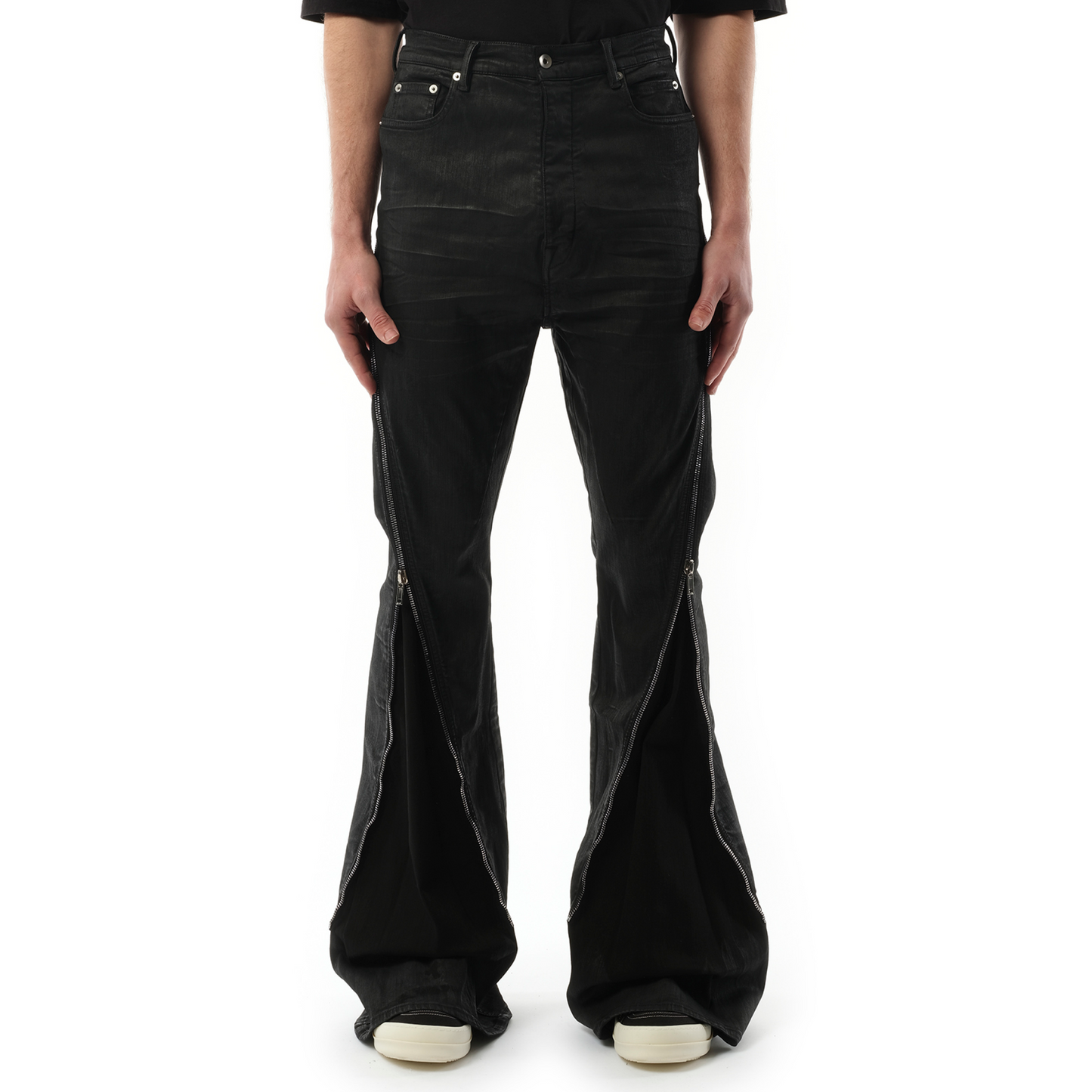 Bolan Banana Denim Pants in Black Wax