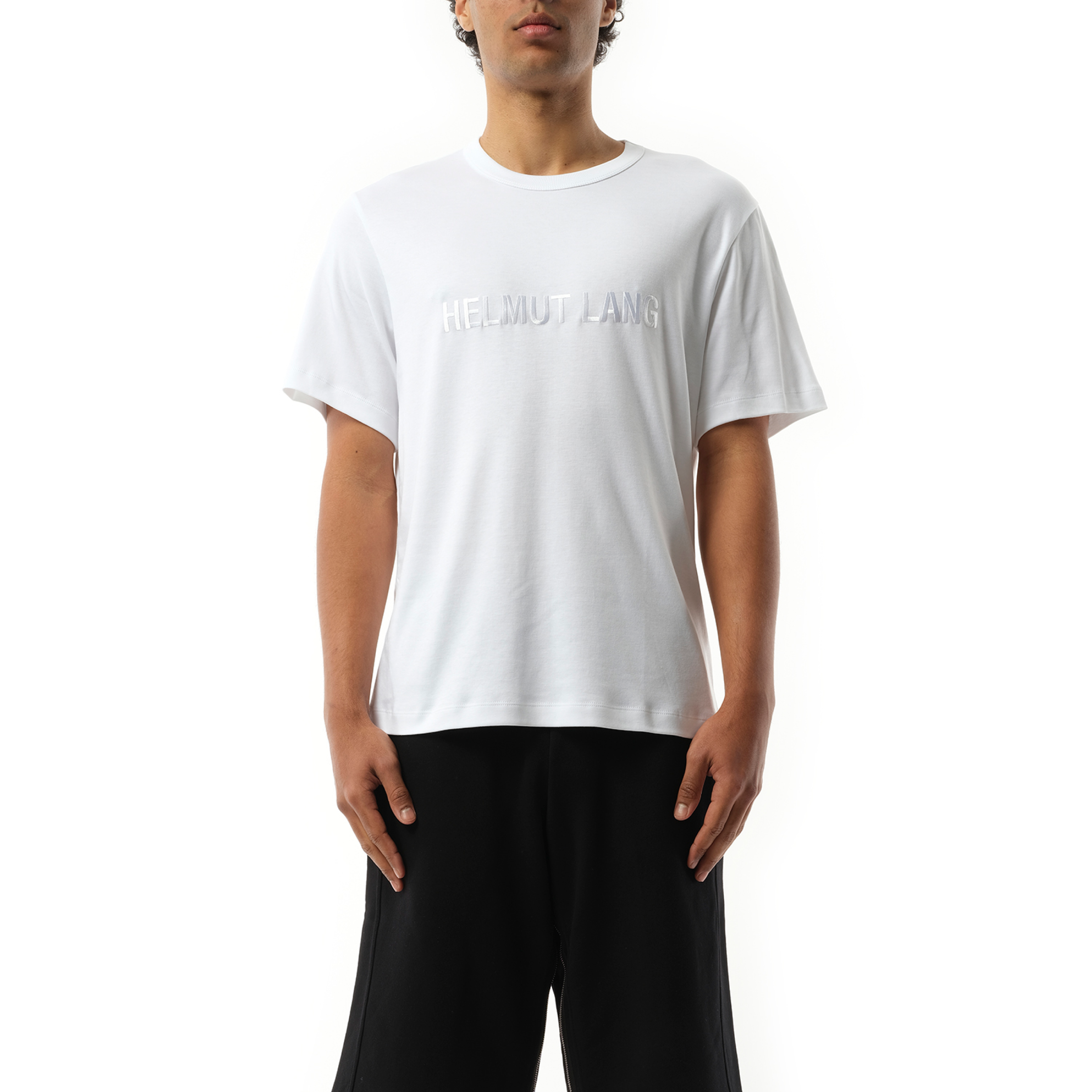 Logo Embroidered T-Shirt in White