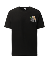 Loewe Suna Fujita Anagram Bunny T-Shirt in Black