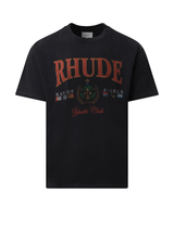 Rhude Bay of Angels Yacht T-Shirt in Vintage Black
