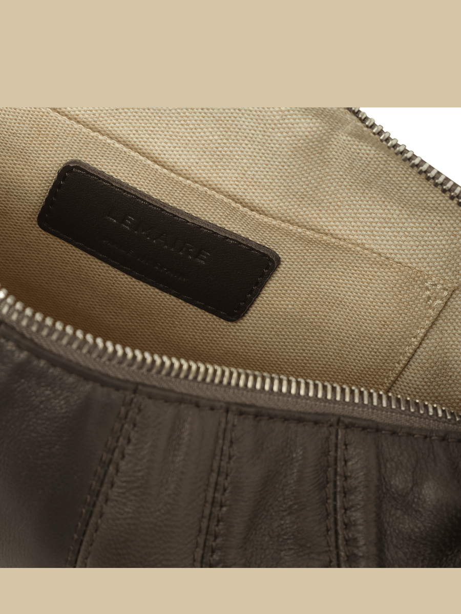 Lemaire Small Croissant Bag in Mink