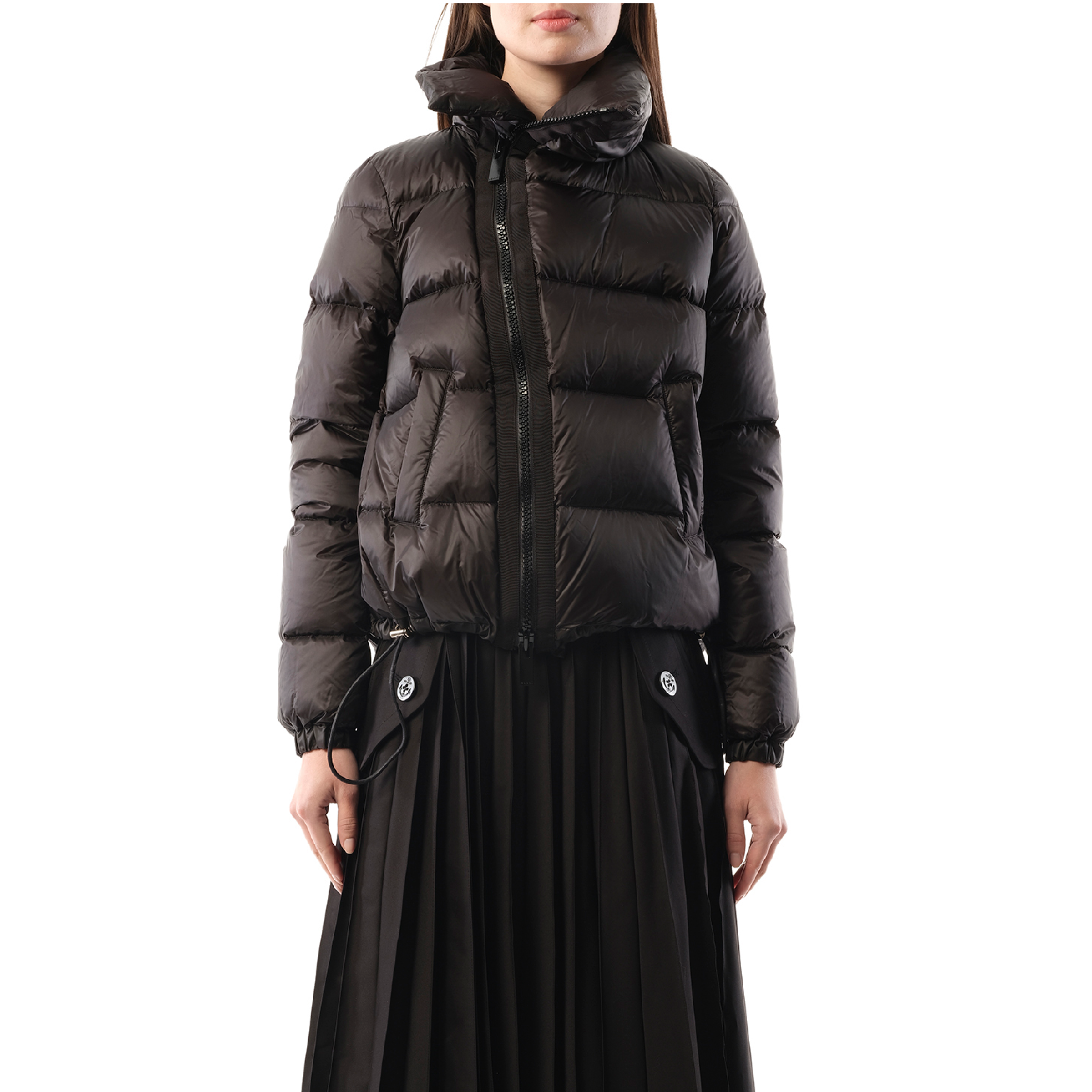 Puffer Jacket in Black