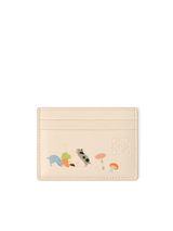 Loewe Hamster Plain Cardholder in Talc