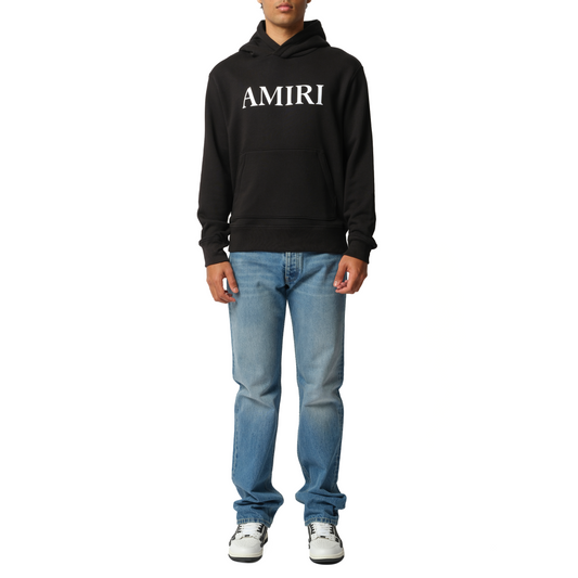 Amiri Core Logo Hoodie in Black/White