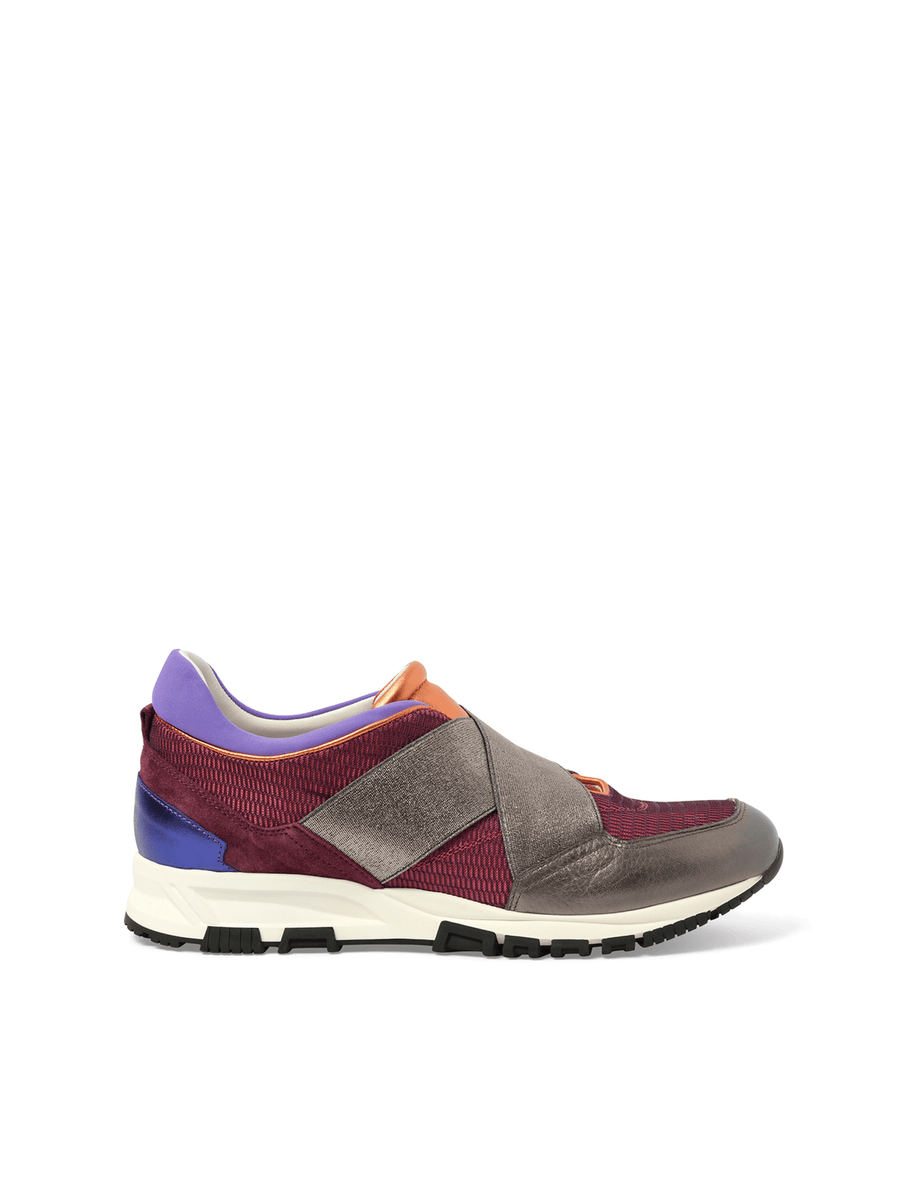 Running Shoe W/ Elastic in Pink Side View | LANVIN