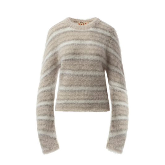 Fuzzy Wuzzy Brushed Sweater in Tonic