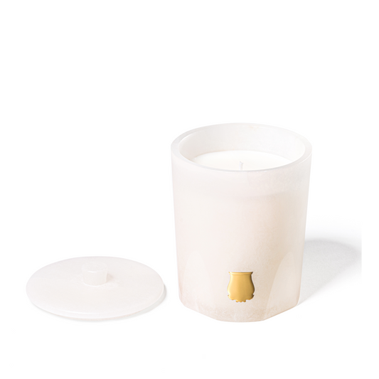 Vesta Alabaster Candle with Lid