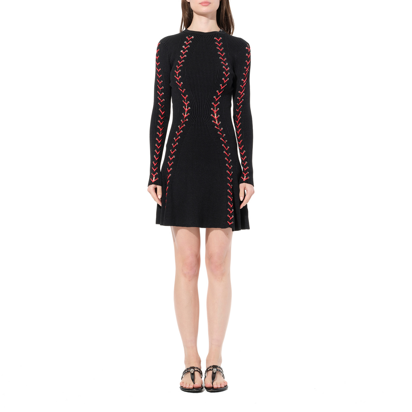 Alexander Mcqueen Knit Dress 493385 Q1Whs 1057