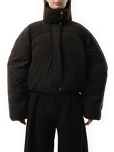 La Doudoune Courte Caraco in Black