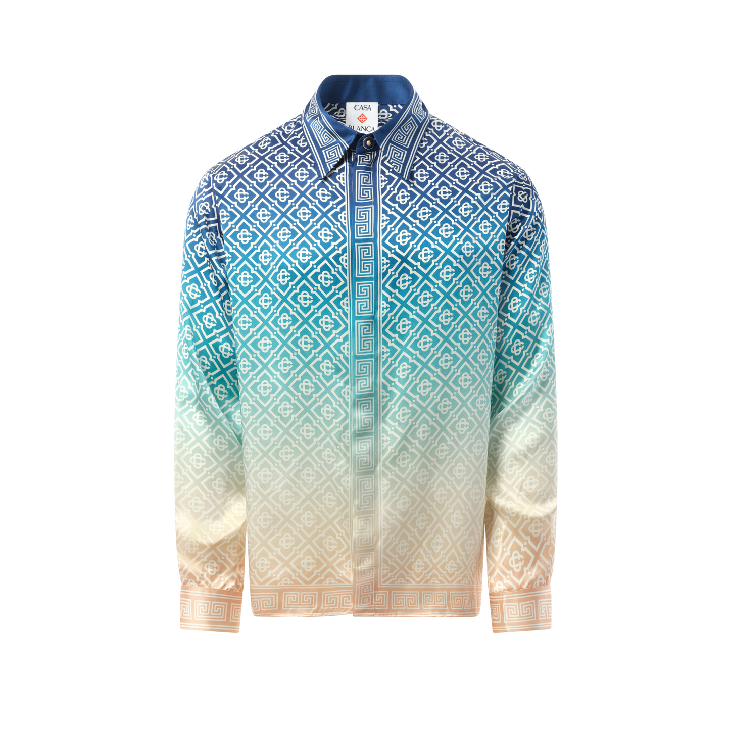 Gradient Classic Collar Shirt in Blue