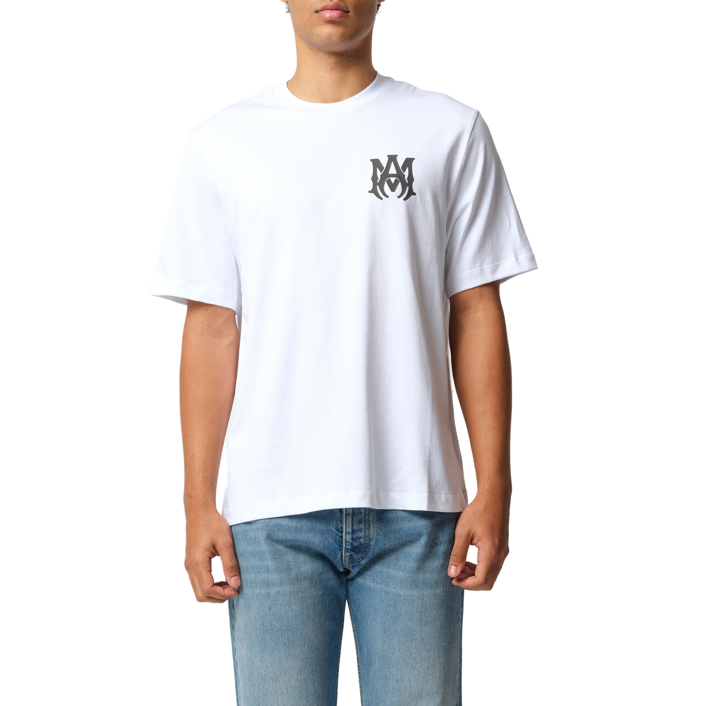 MA Core Logo T-Shirt in White/Black