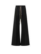 Rick Owens Heavy Cotton Wide Bela Pants in Black