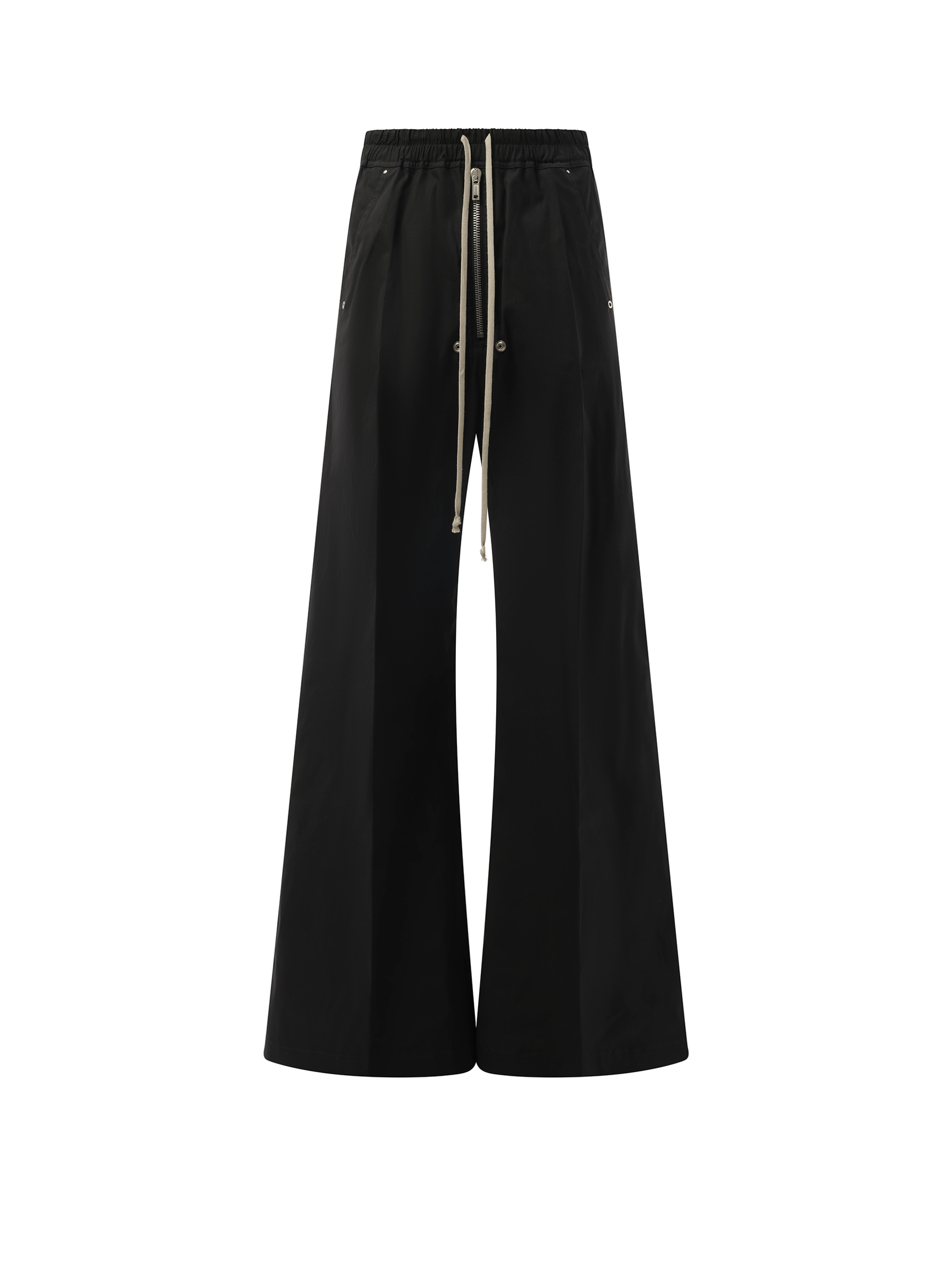 Rick Owens Heavy Cotton Wide Bela Pants in Black