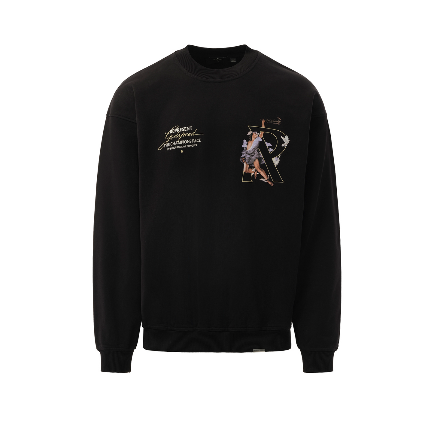 Hermes Sweatshirt in Jet Black