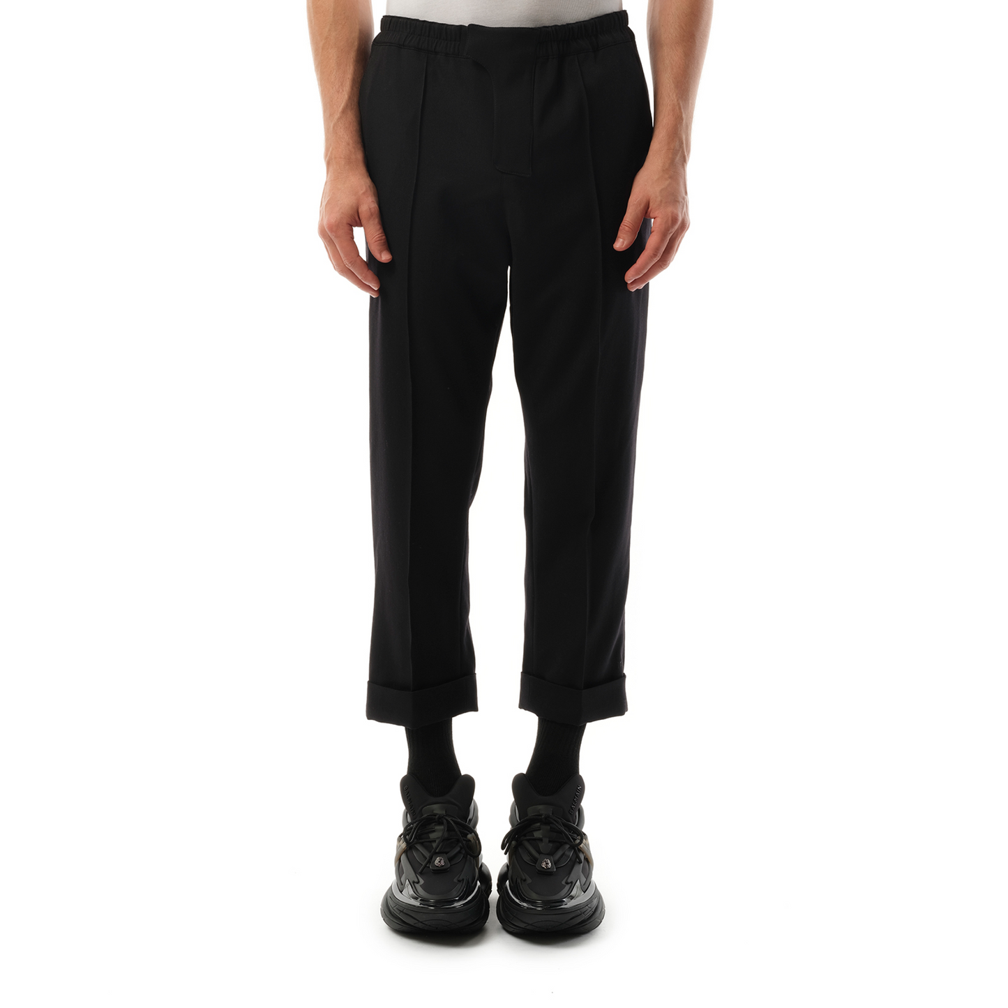 Tailored GDP Slouch Pants in Black