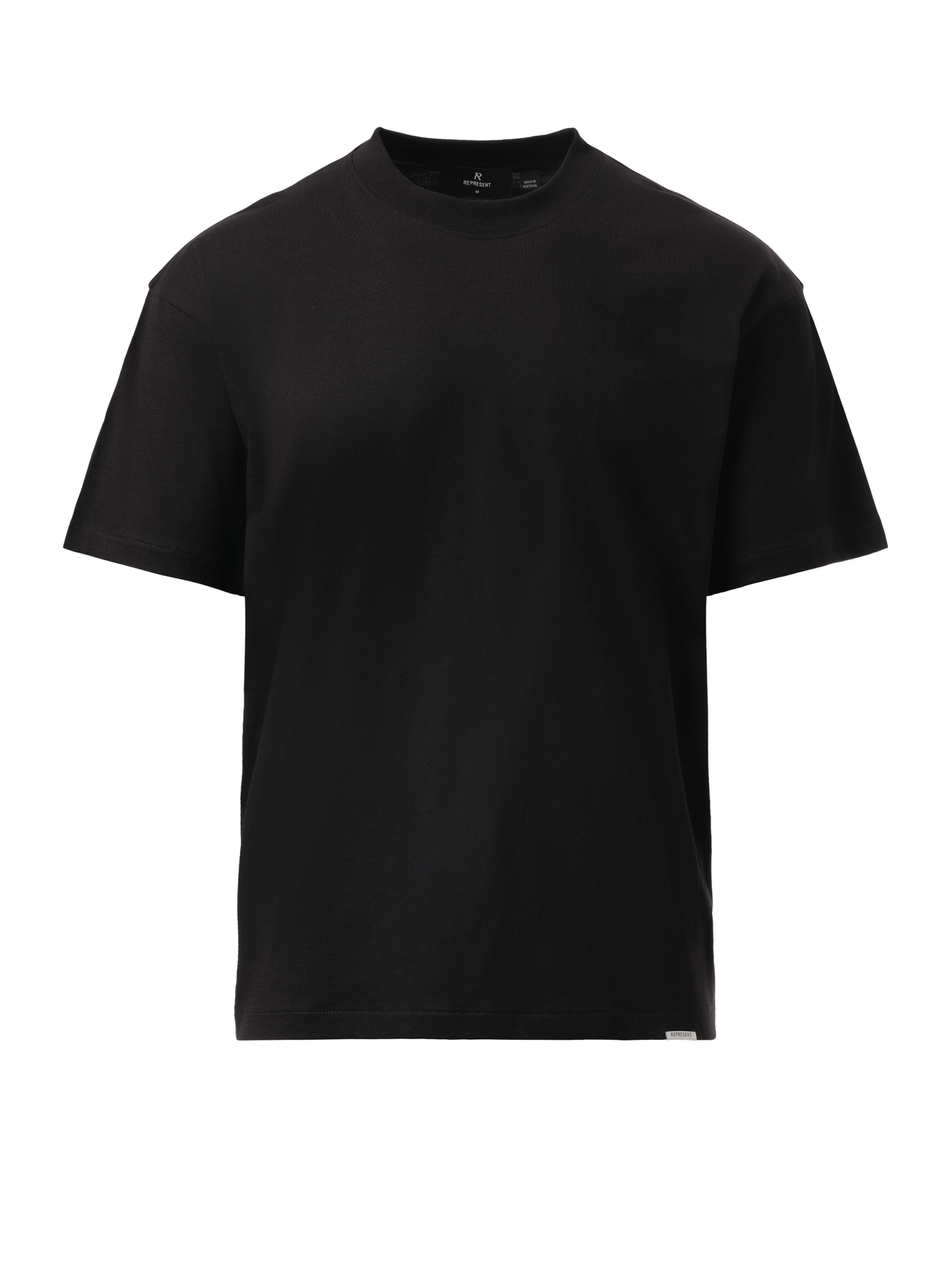 Represent Initial Oversized T-Shirt in Black