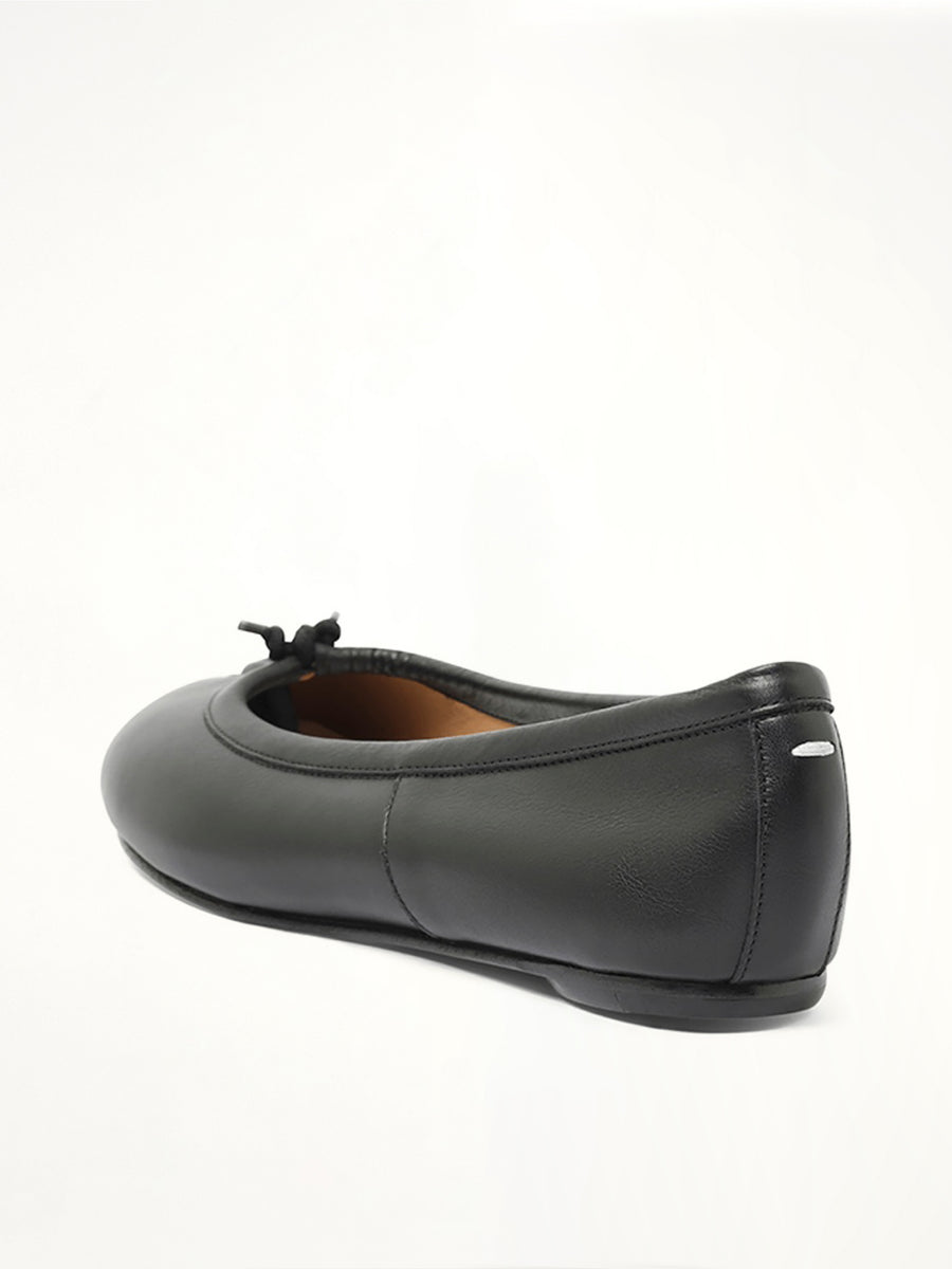 Tabi Flat Ballerina in Black
