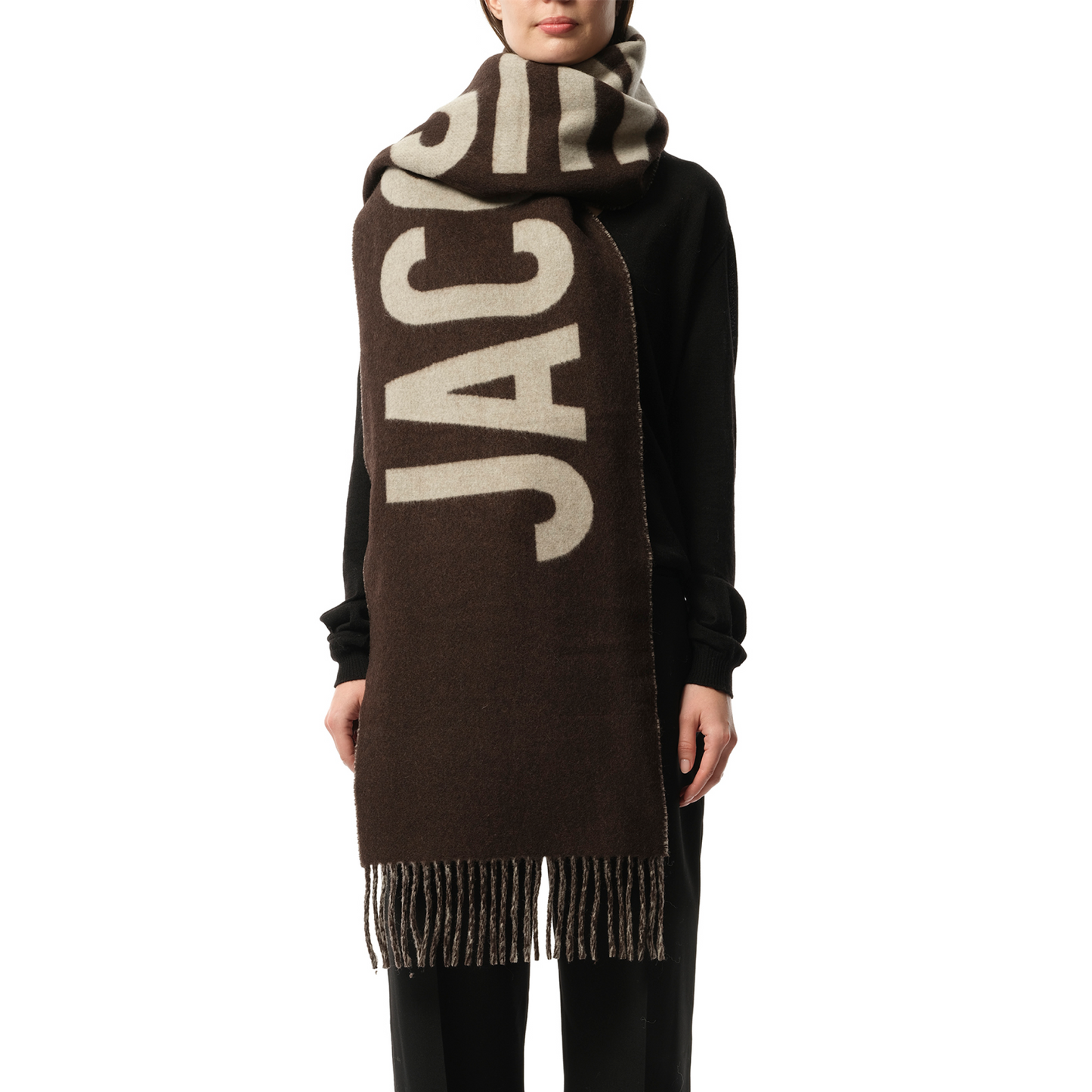 L'echarpe Jacquemus Scarf in Brown/Multicolour