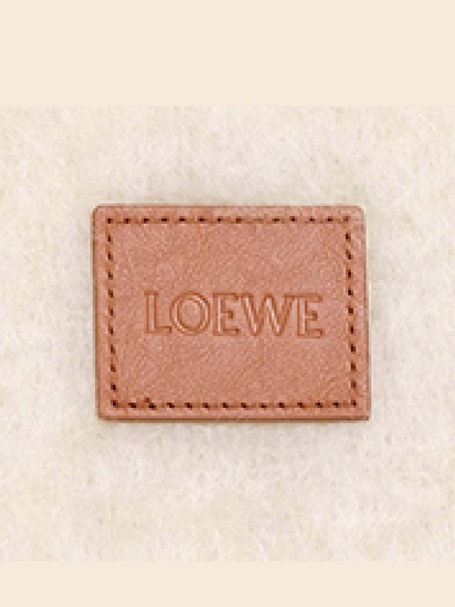 Loewe Mohair Blend Scarf in White