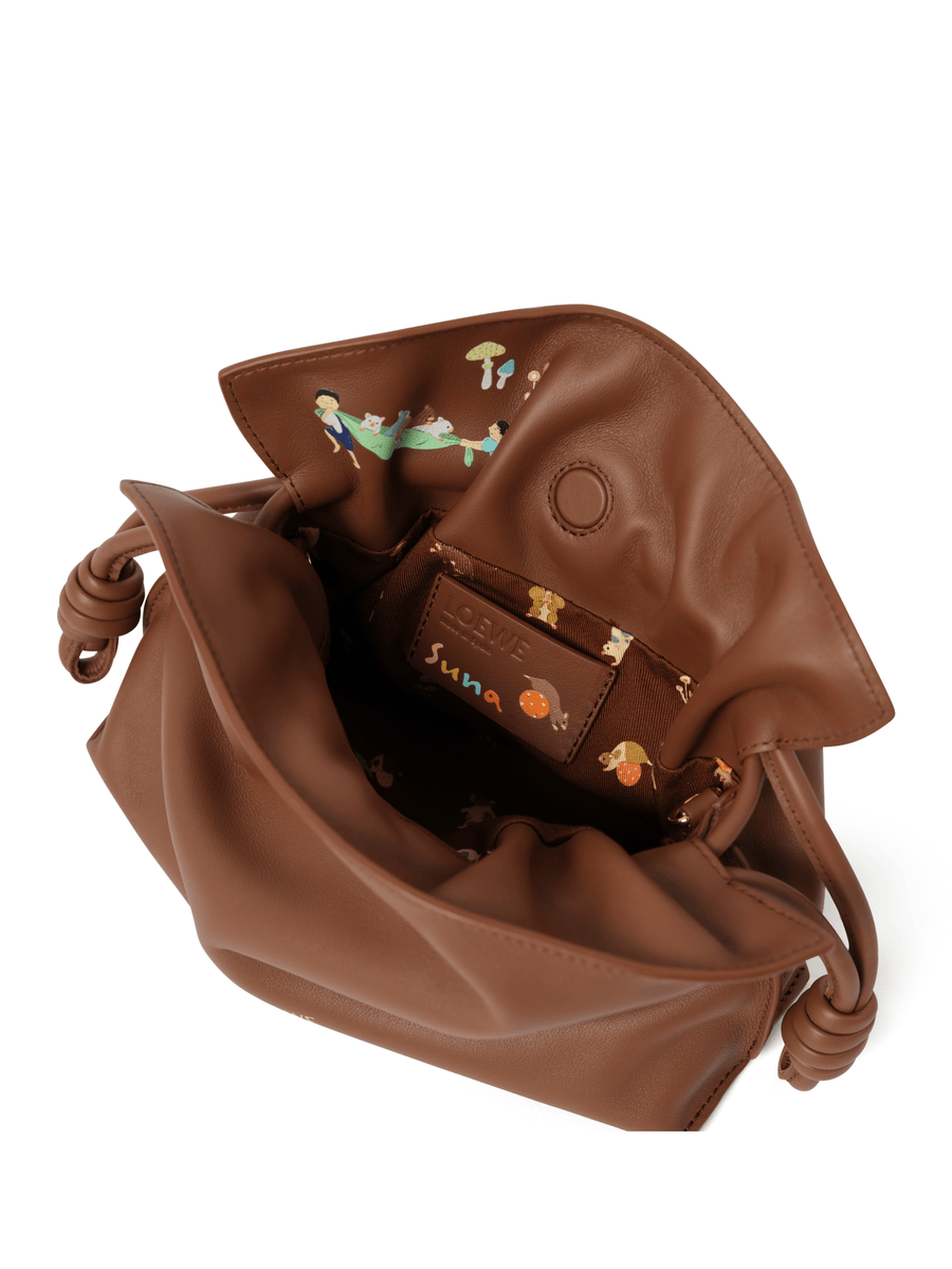 Loewe Flamenco Clutch Mini Hamster in Havana
