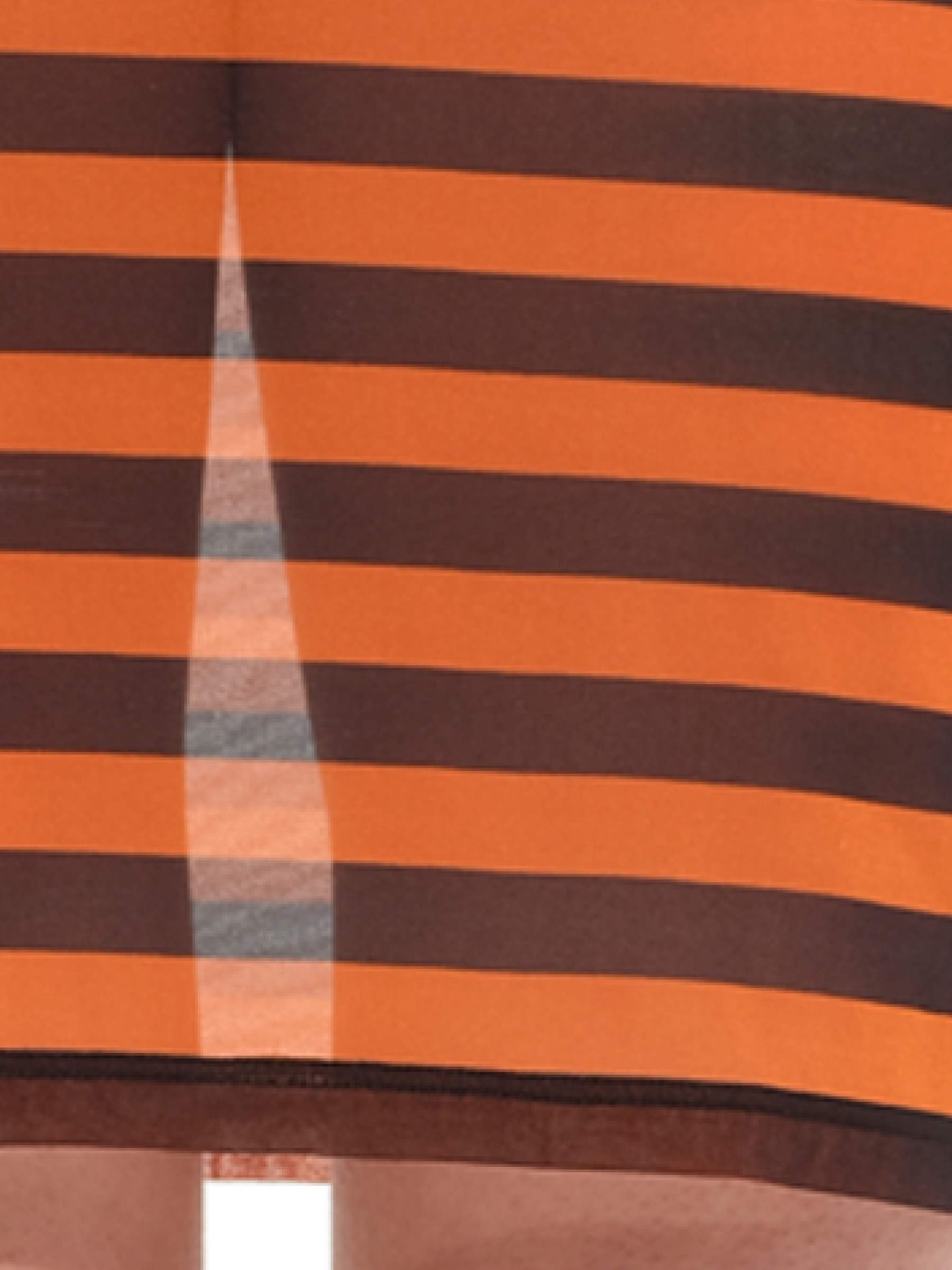 Podium Sleeveless Dress in Black/Orange