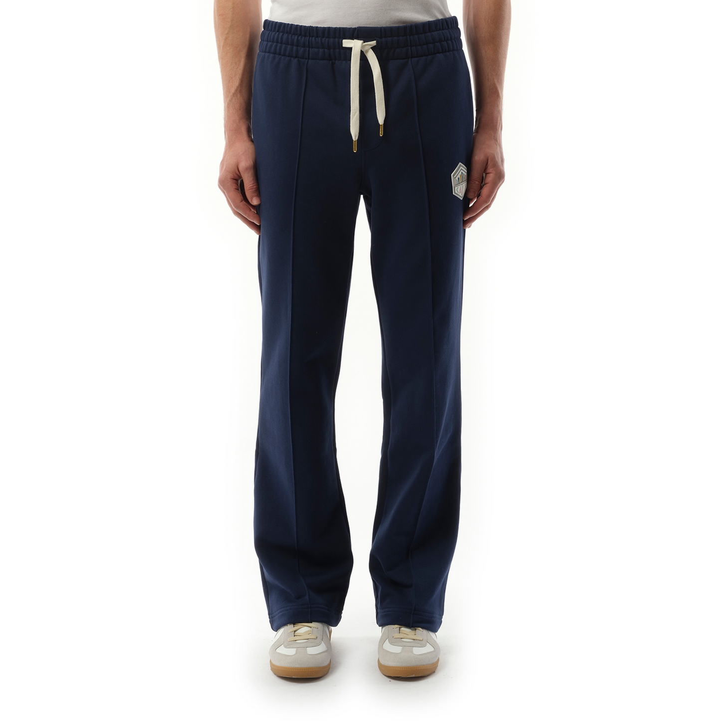 Casa Temple Pintuck Jogger in Navy