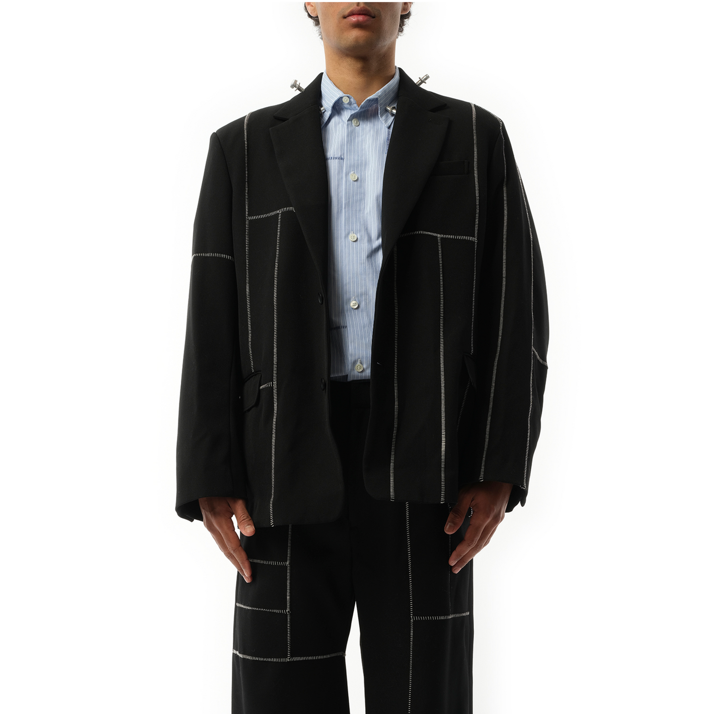 Frankenstein Cutting Jacket in Black