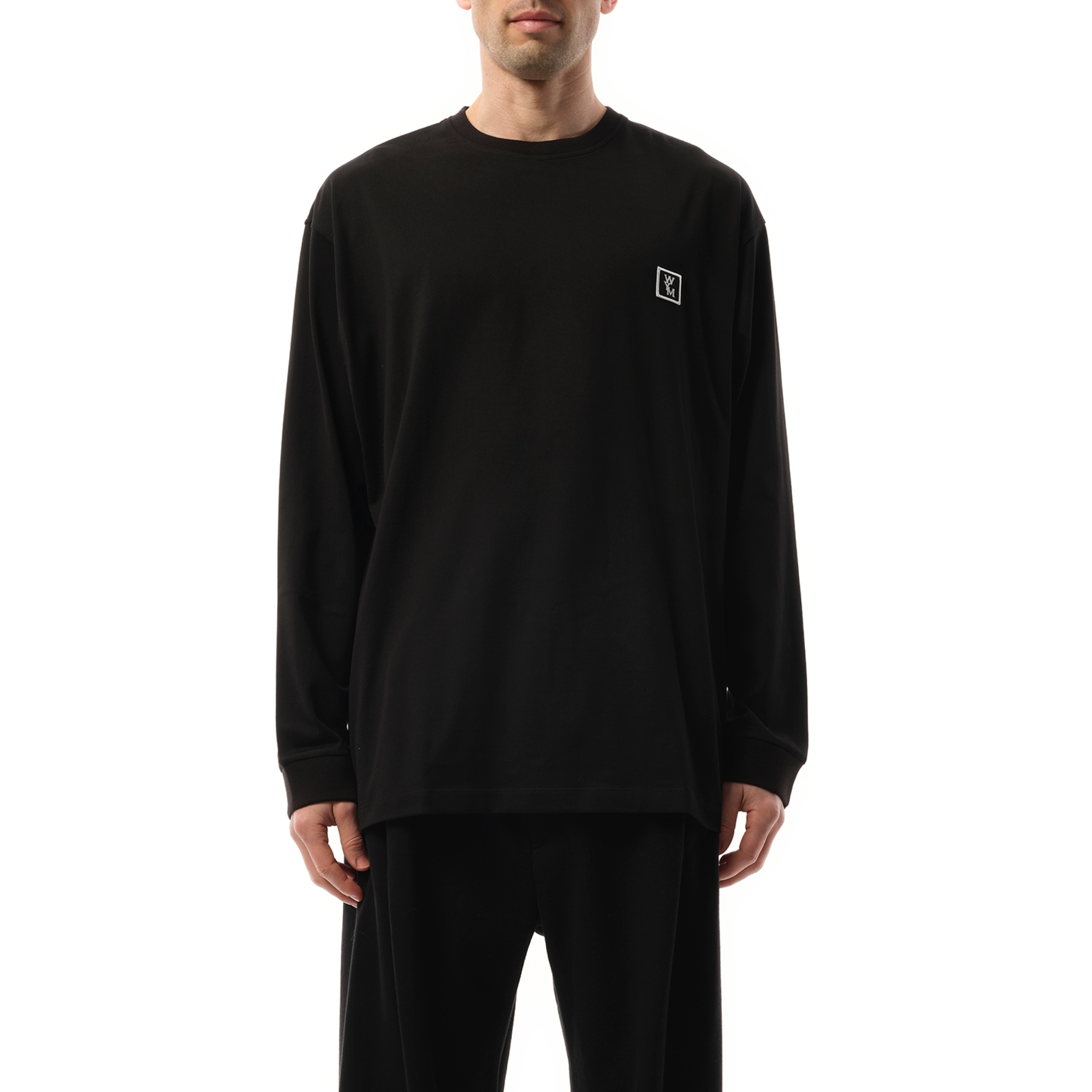 Logo Long Sleeve T-Shirt in Black