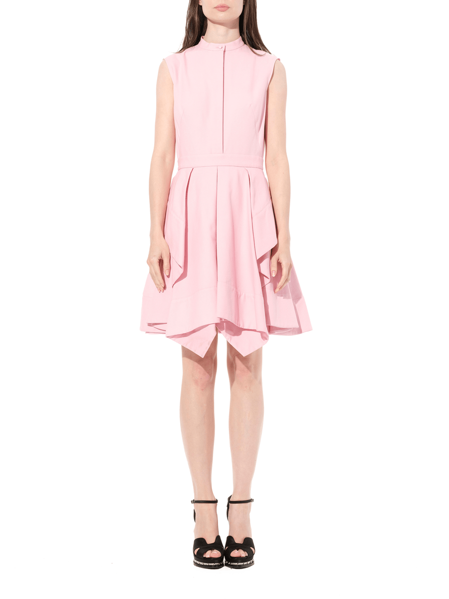 Cotton Piquet Dress in Pink