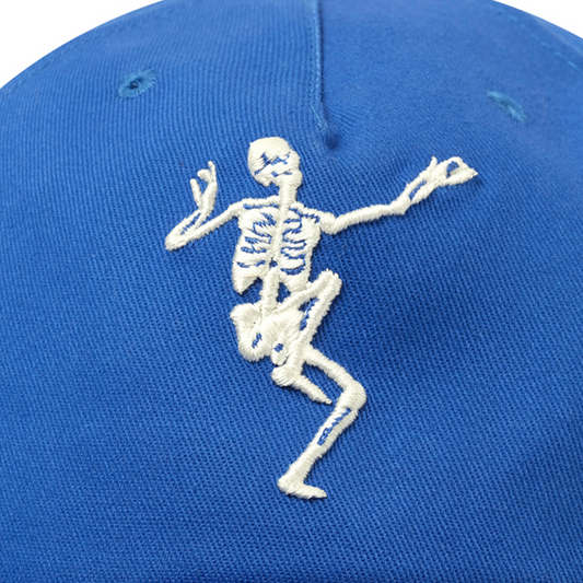 Baseball Cap in Blue/Ivory