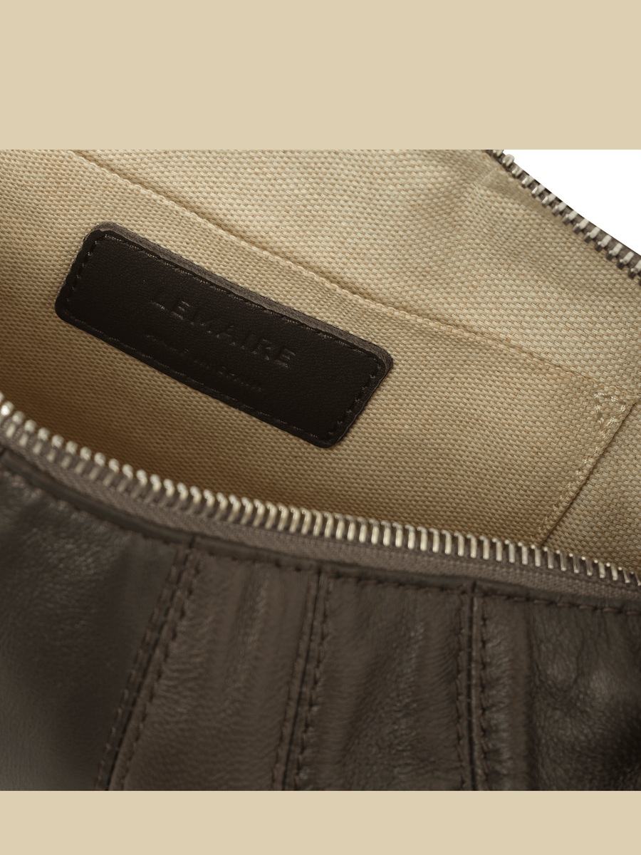 Lemaire Mini Fortune Croissant Bag in Mink