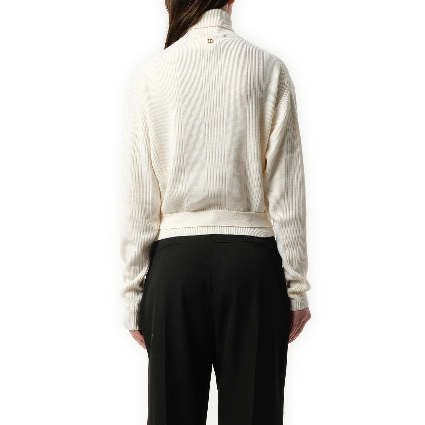 Turtleneck Sweater in Iconic Milk