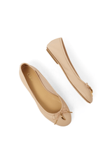 Iris Ballerina in Blushy Beige Top View | CHLOE