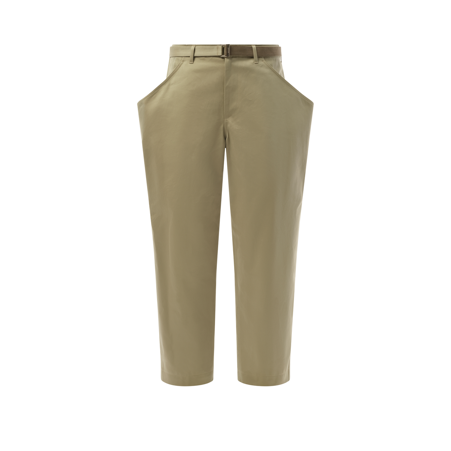 Cotton Chino Pants in Beige