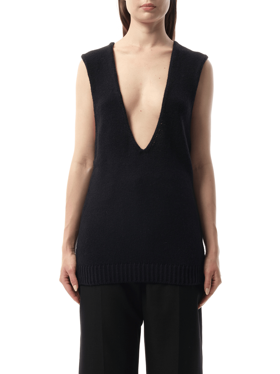 Knitted Top in Blue