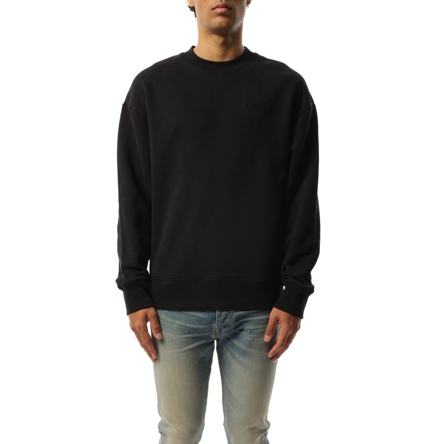 Amiri Oversized Sweatshirt in Black