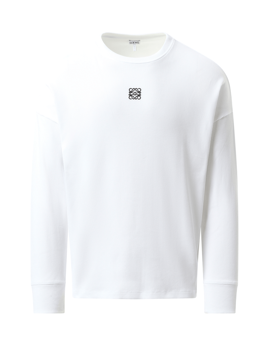 Loewe Long Sleeve Anagram T-Shirt in White