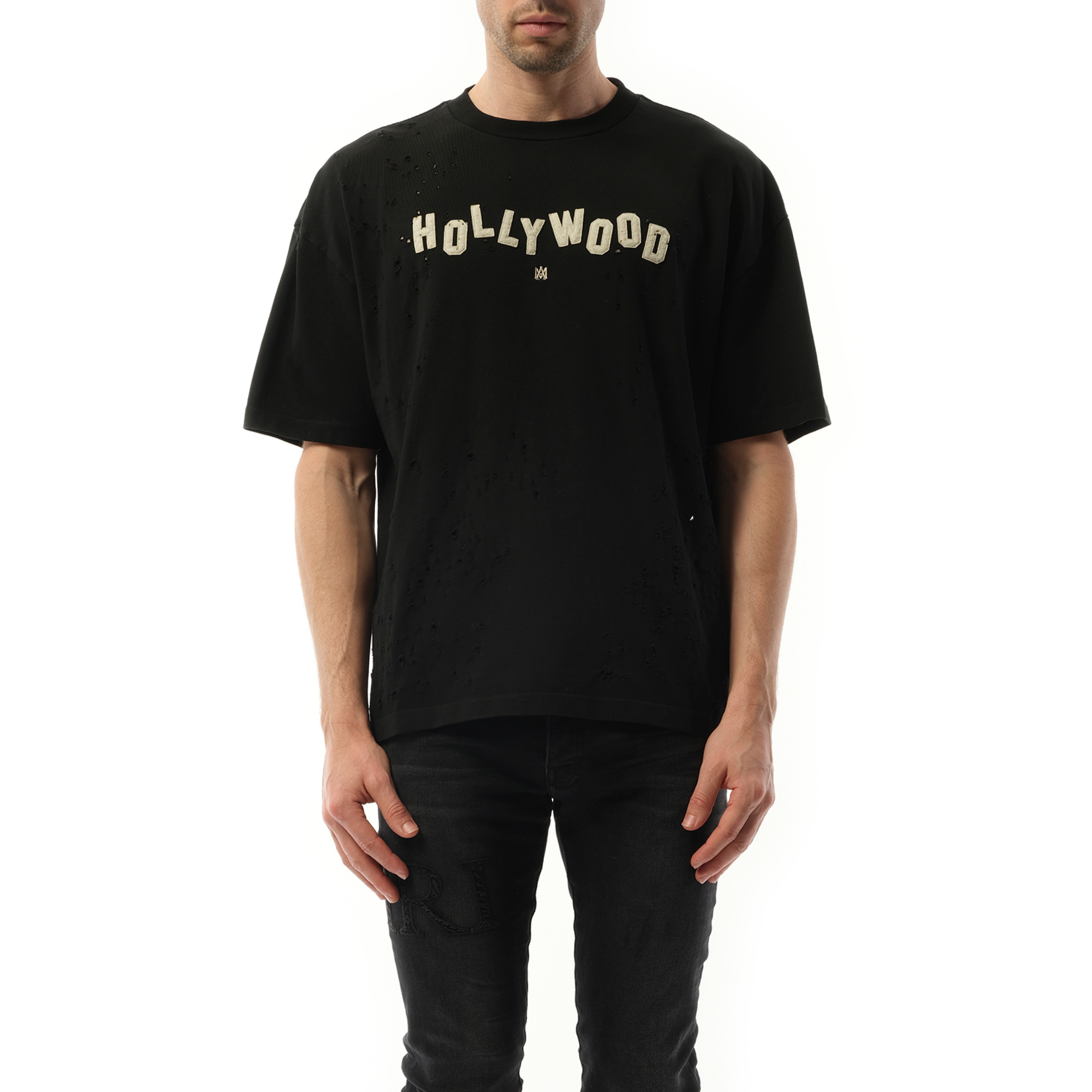 Hollywood Shotgun Oversized T-Shirt in Black