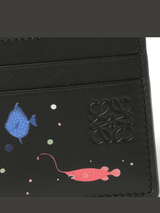 Loewe Suna Fujita Deep Sea Cardholder in Black