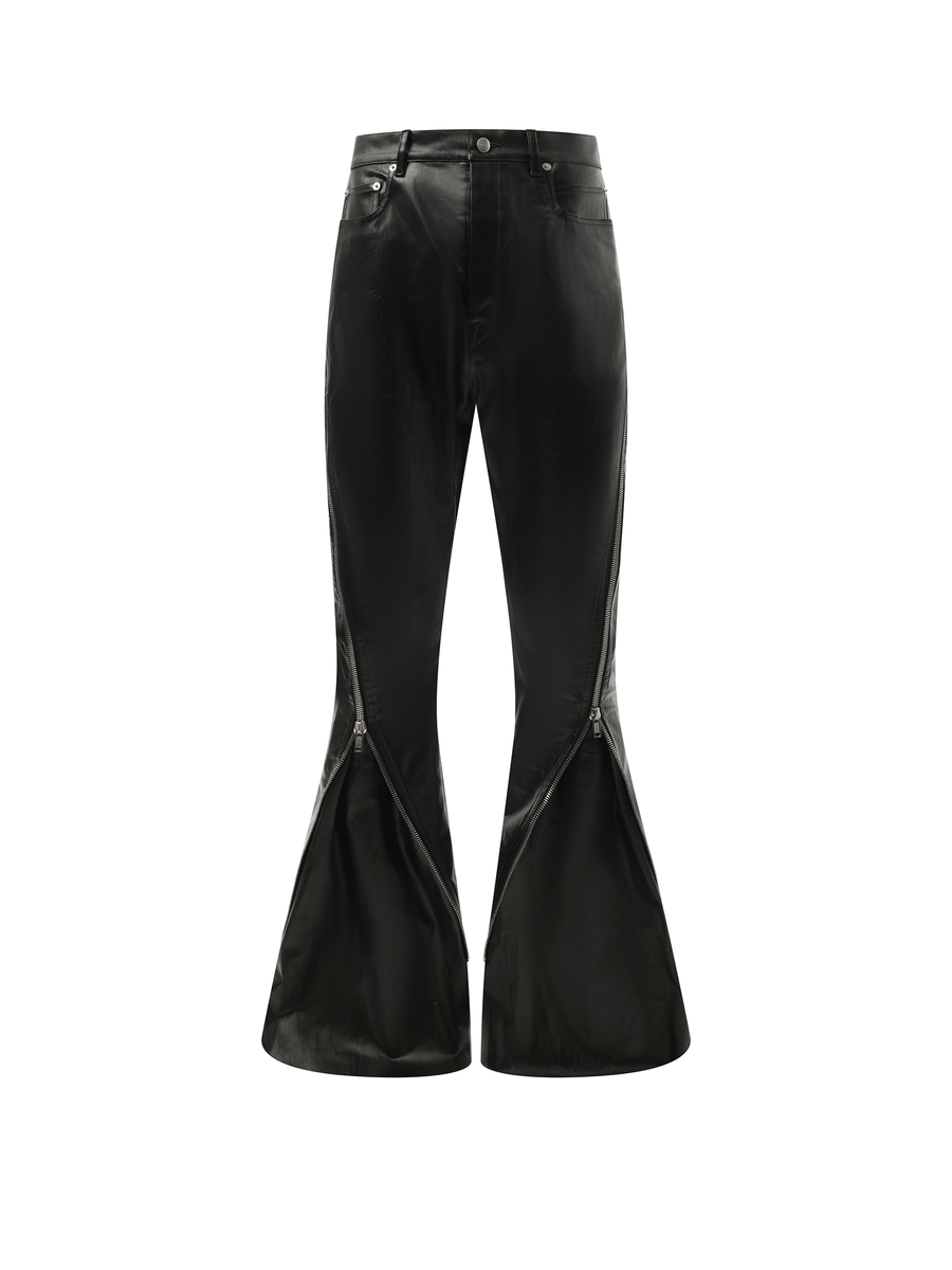 Rick Owens Coated Denim Bolan Banana in Black